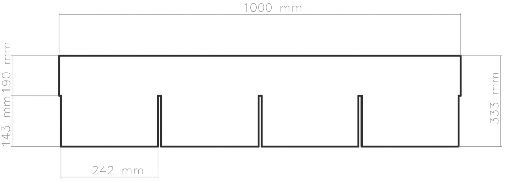 Asfaltový šindel Guttatec 4TAB
